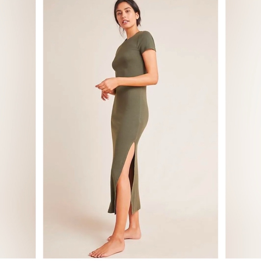 Stateside size L Olive Midi Dress